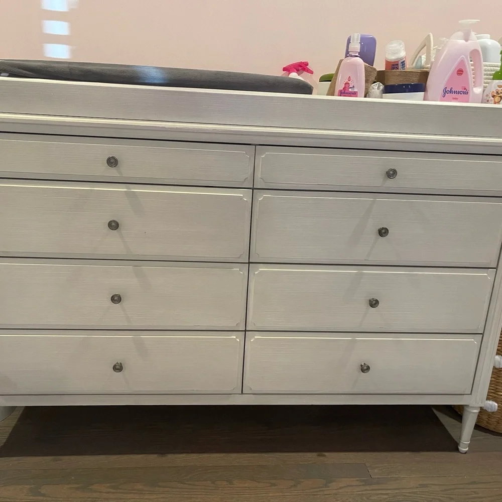 Restoration hardware marcelle collection baby furniture.